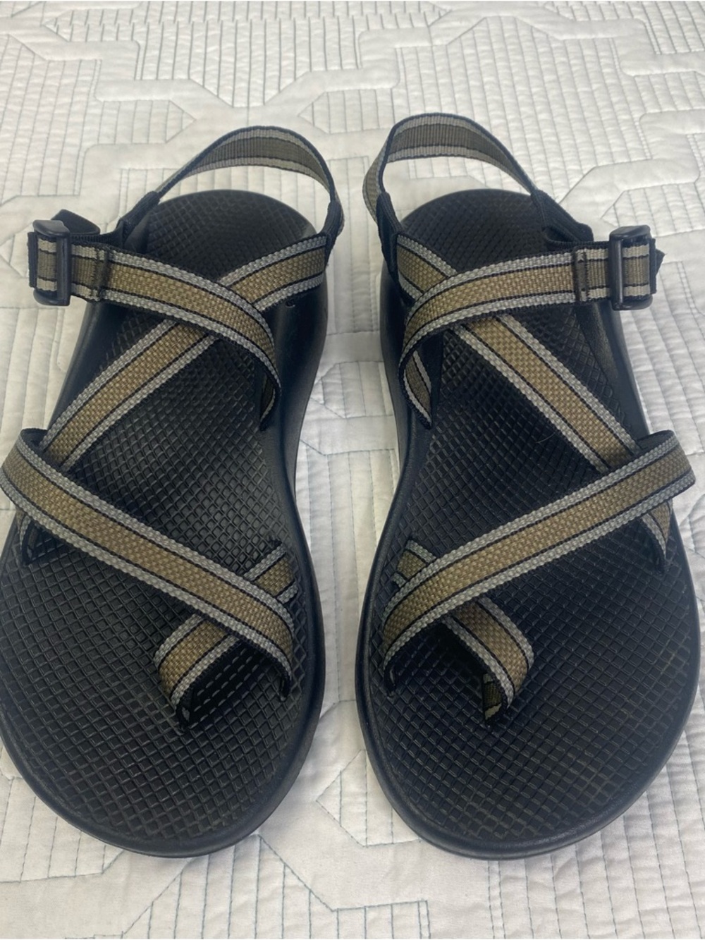 Chaco Men's Z/1 Classic Sandals Stitch Cafe Straps Adjustable Hiking Size M10